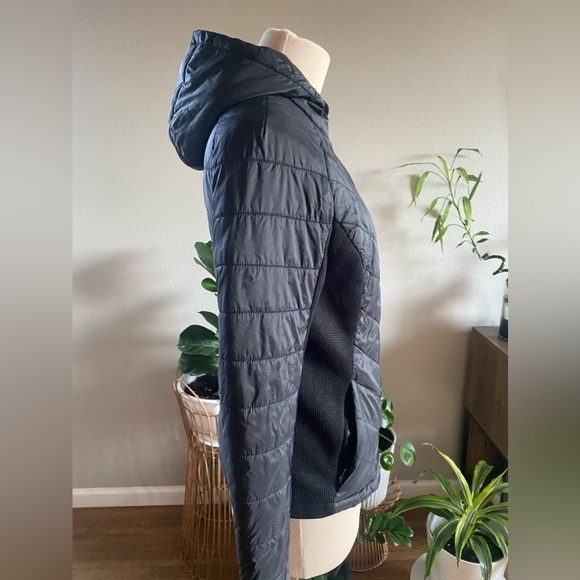 Spyder thermaweb quilted puffer hooded jacket black size small - Picture 3 of 10